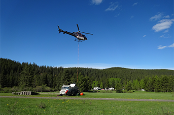 ertical Reference Pilot Training Calgary Alberta Canada - a helicopter flying doing a vertical reference flying